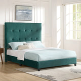 Tufted Upholstered Platform Bed - Furniture Home Direct