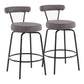 Rhonda - Contemporary Counter Stool (Set of 2) - Furniture Home Direct