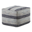Clay - Square Pouf, Upholstered - Furniture Home Direct