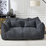 Comfortable Dual Beanbag Chair With High Resilience Foam Core For 2 People - Furniture Home Direct