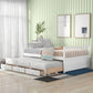 Twin Size Daybed With Trundle And Drawers - Furniture Home Direct