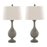 Cipolla - Poly Farmhouse Table Lamp (Set of 2) - Furniture Home Direct
