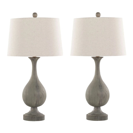 Cipolla - Poly Farmhouse Table Lamp (Set of 2) - Furniture Home Direct