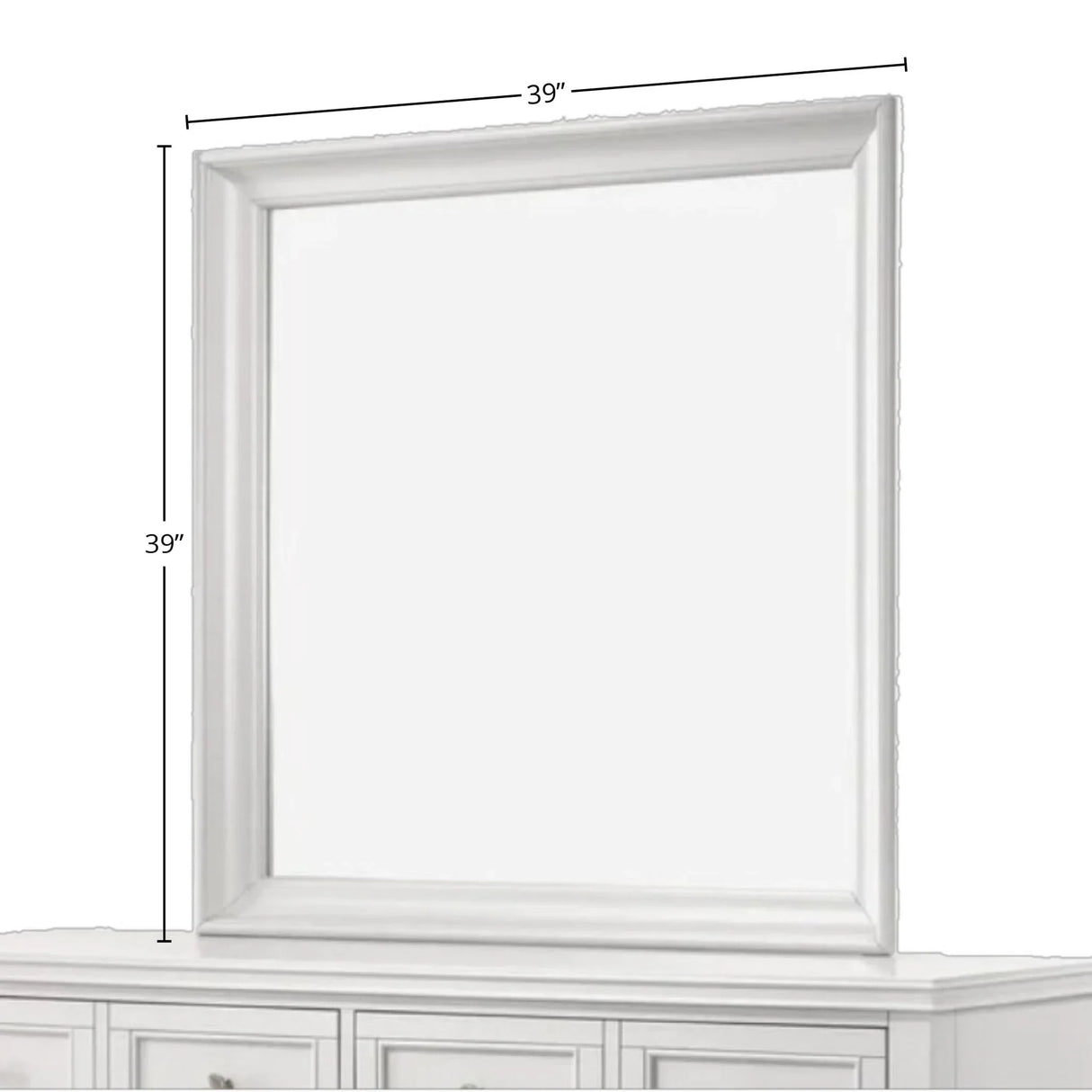 Square Mirror, Stylish Design - Furniture Home Direct