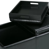 Avalon - Upholstered Storage Ottoman - Furniture Home Direct