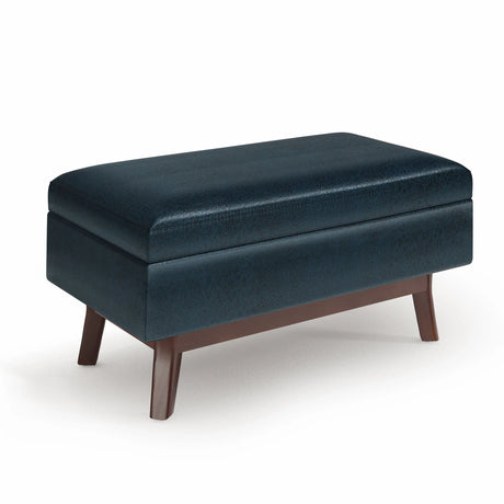 Owen - Upholstered Rectangular Storage Ottoman - Furniture Home Direct