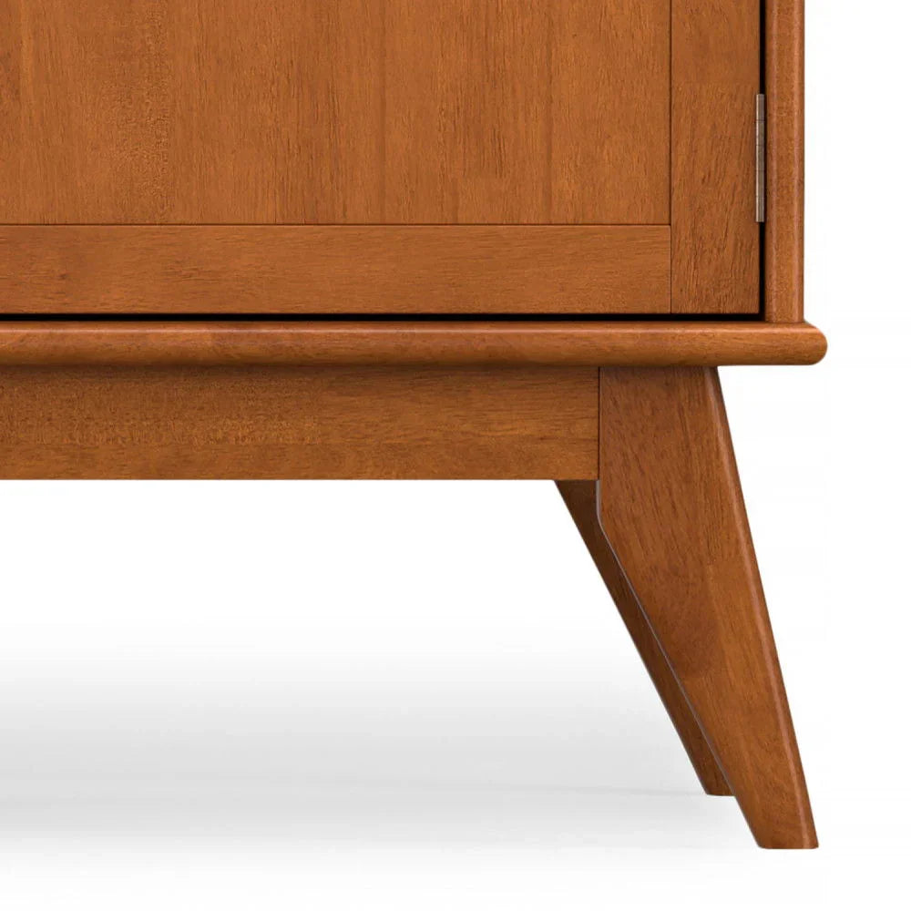 Draper - Handcrafted Mid Century Low TV Media Stand - Furniture Home Direct