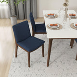 Laura - Mid-Century Modern Solid Wood Dining Chair (Set of 2) - Furniture Home Direct