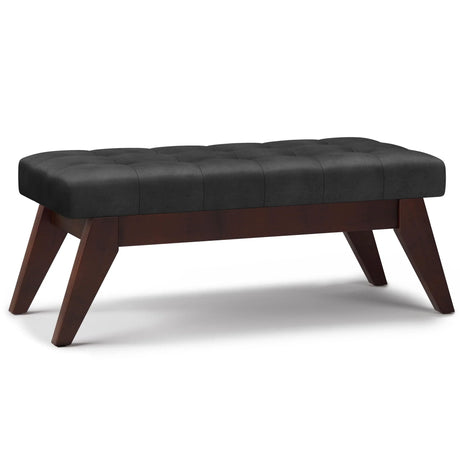 Draper - Upholstered Mid Century Tufted Ottoman Bench - Furniture Home Direct