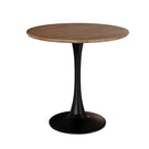 Mid Century Modern Round Dining Table With Top & Pedestal Base