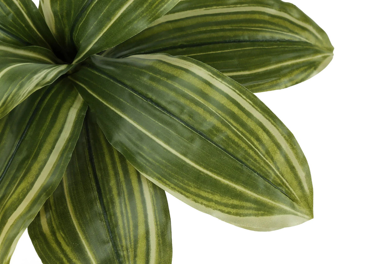 17" Tall, Artificial Plant, Dracaena, Indoor, Faux, Fake, Table, Greenery, Potted, Real Touch, Decorative - Green / Black - Furniture Home Direct