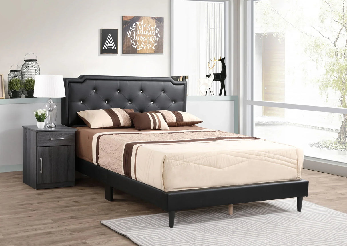 Button Tufted Bed Charming For Cozy Spaces - Furniture Home Direct