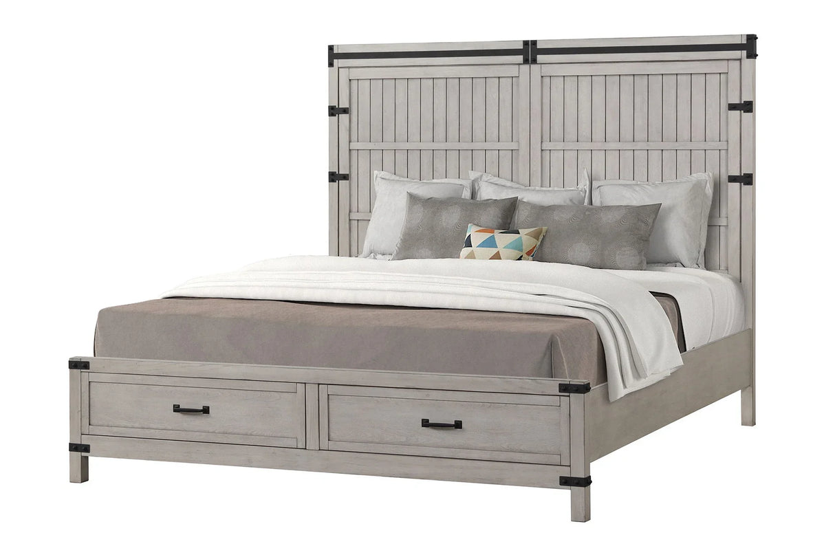 Alexandria - Storage Wood Bed - Furniture Home Direct