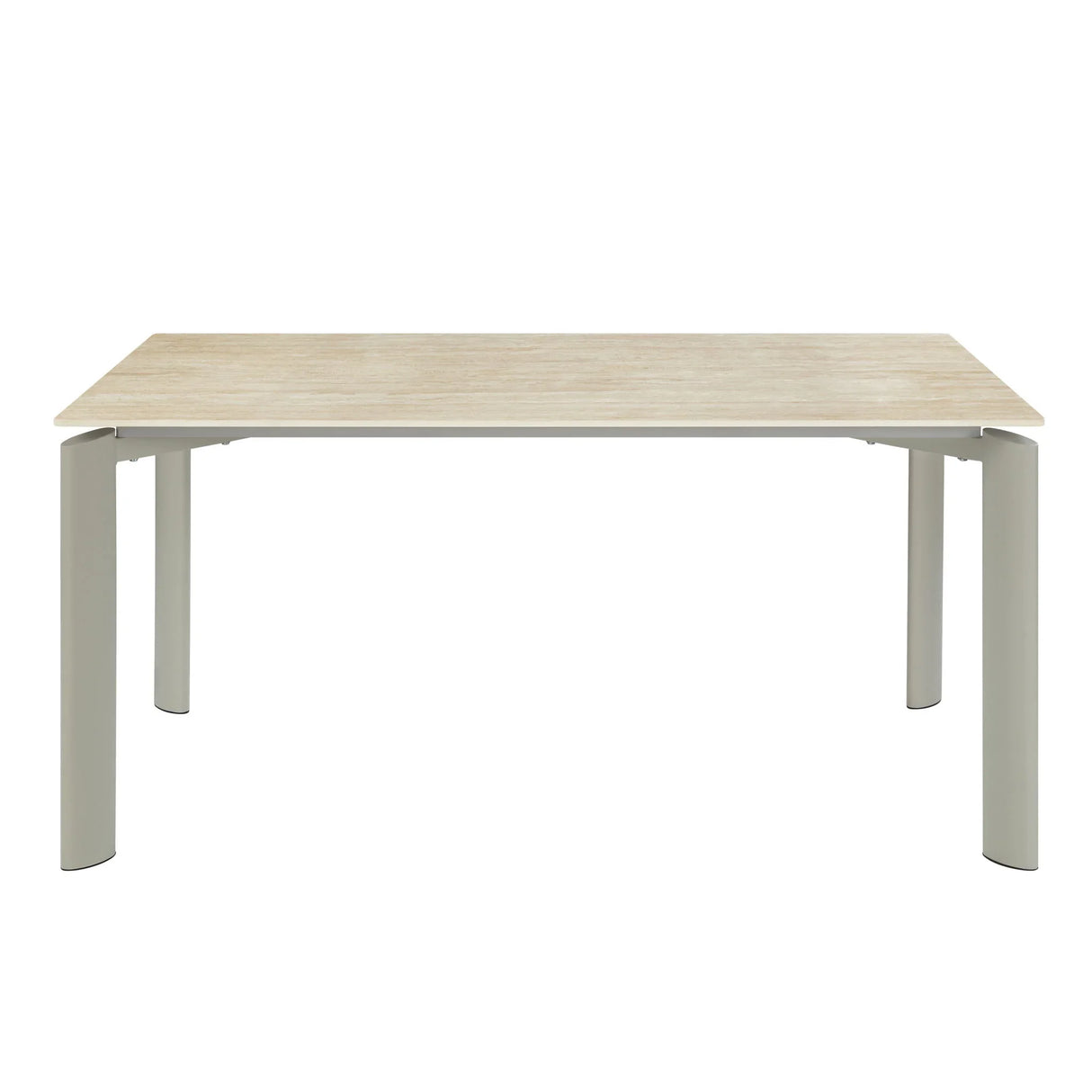 Ingram - Ceramic Top Dining Table - Light Gray - Furniture Home Direct
