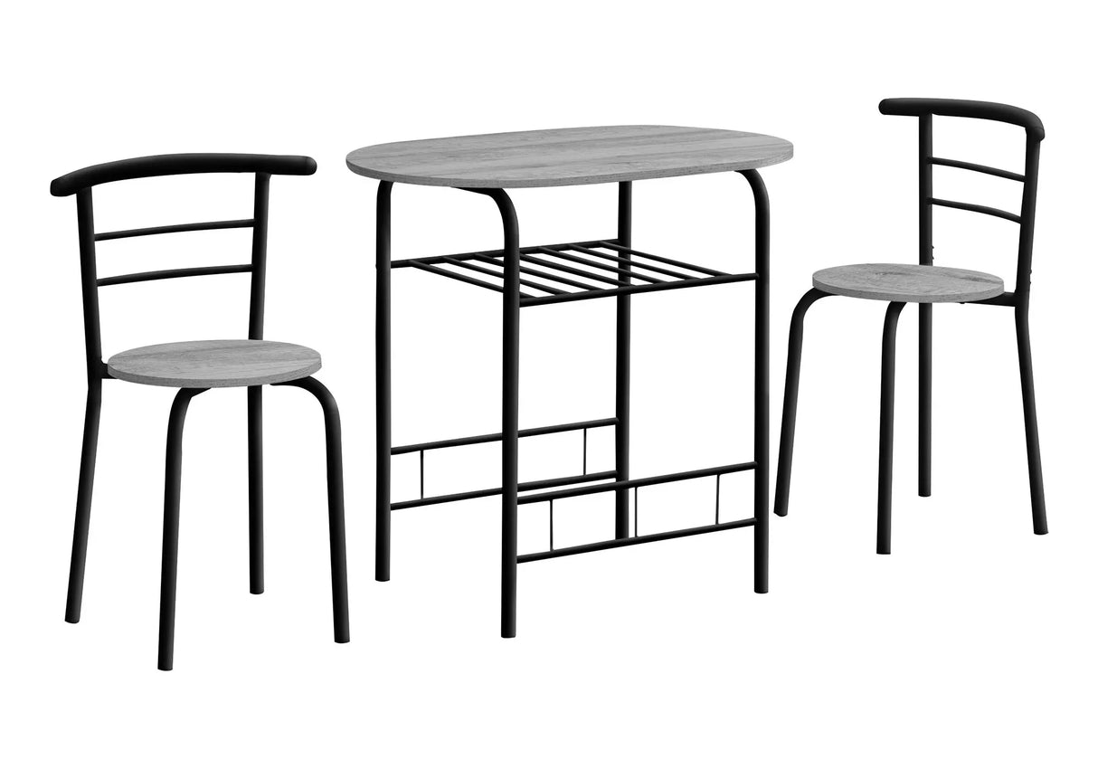 3 Pieces Dining Table Set, Small, Contemporary & Modern - Furniture Home Direct