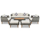 6 Pieces All Weather Sofa Set, Outdoor Rattan Sofa With Double Cushions - Furniture Home Direct