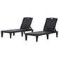 2 Piece Outdoor Chaise Lounges With Adjustable Backrest - Furniture Home Direct