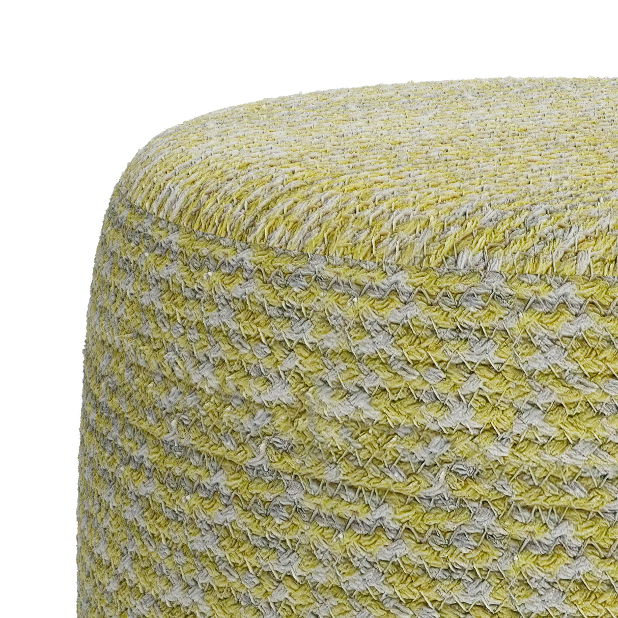 Bayley - Versatile Round Braided Pouf - Furniture Home Direct