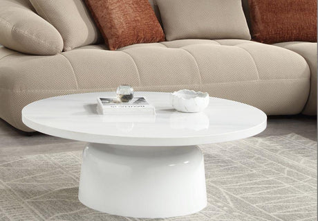 Zaid - Engineering Marble High Gloss Table - Furniture Home Direct