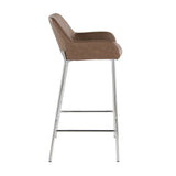 Daniella - Contemporary Fixed Height Barstool (Set of 2) - Furniture Home Direct
