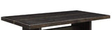 Jaramillo - Rustic Dining Table - Espresso / Gold - Furniture Home Direct