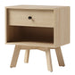Mid-Century Modern Minimalist 1 Drawer Nightstand - Furniture Home Direct