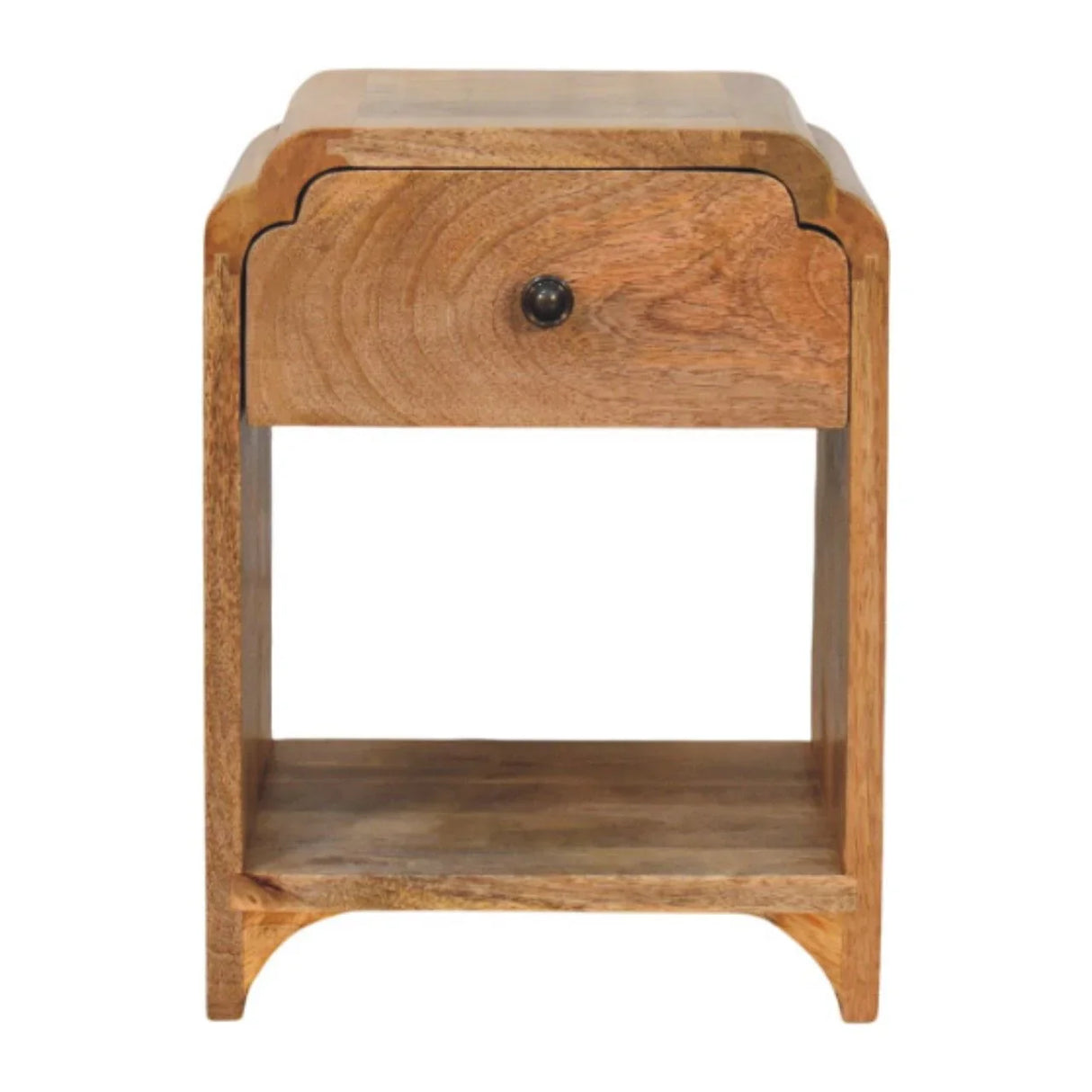 Newton - Mini Nightstand With A Drawer And Open Shelf - Furniture Home Direct