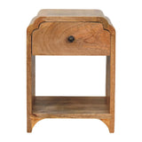 Newton - Mini Nightstand With A Drawer And Open Shelf - Furniture Home Direct