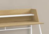 Computer Desk For Home Office, Laptop, Storage Shelves, Marble Look Contemporary & Modern - Furniture Home Direct