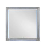 Moon - Marble Mirror With LED - White - Furniture Home Direct