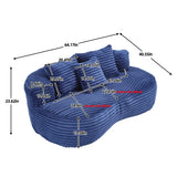 Bean Bag, Lazy Sofa Comfort Lounger High Back Chair - Furniture Home Direct
