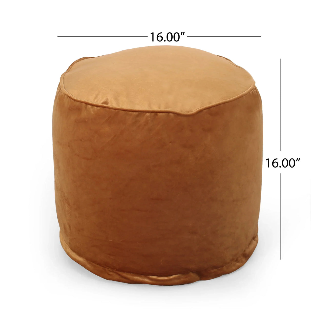 Shimon - Cylinder Pouf Ottoman And Floor Cushion - Furniture Home Direct
