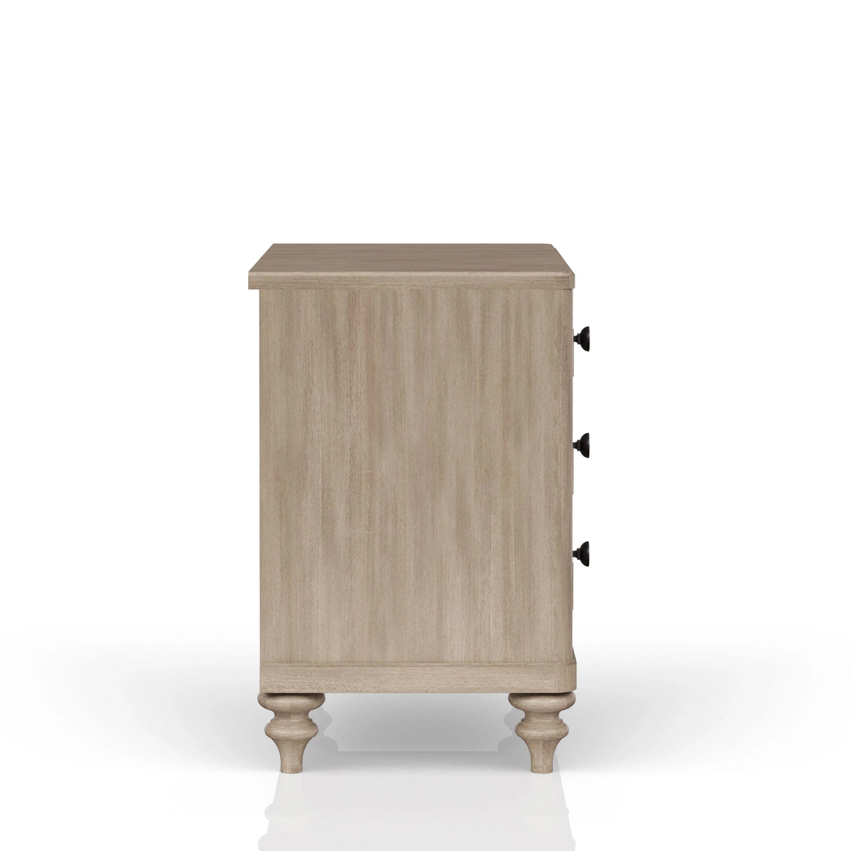 3 Drawer Nightstand - Sand - Furniture Home Direct