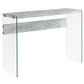 Accent Console Table For Entryway, Glossy Spacious Surface - Furniture Home Direct