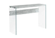 Accent Console Table For Entryway, Glossy Spacious Surface - Furniture Home Direct