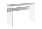 Accent Console Table For Entryway, Glossy Spacious Surface - Furniture Home Direct
