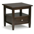 Warm Shaker - End Table - Tobacco Brown - Furniture Home Direct