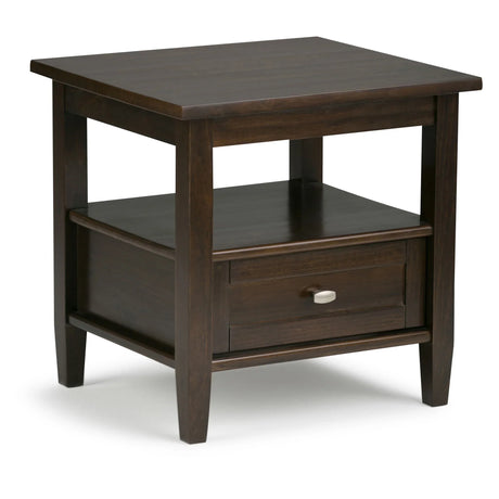 Warm Shaker - End Table - Tobacco Brown - Furniture Home Direct