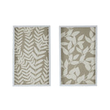 Shadow Box Wall Decor (Set of 2) - White - Furniture Home Direct