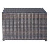 Modular 4 Person Outdoor Seating Group With Cushions - Espresso - Furniture Home Direct