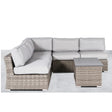 Wicker Sectional Sofa With Cushions And Table - Furniture Home Direct