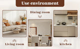 Dining Set Black Marble Top With Linen Chairs Gray - Furniture Home Direct