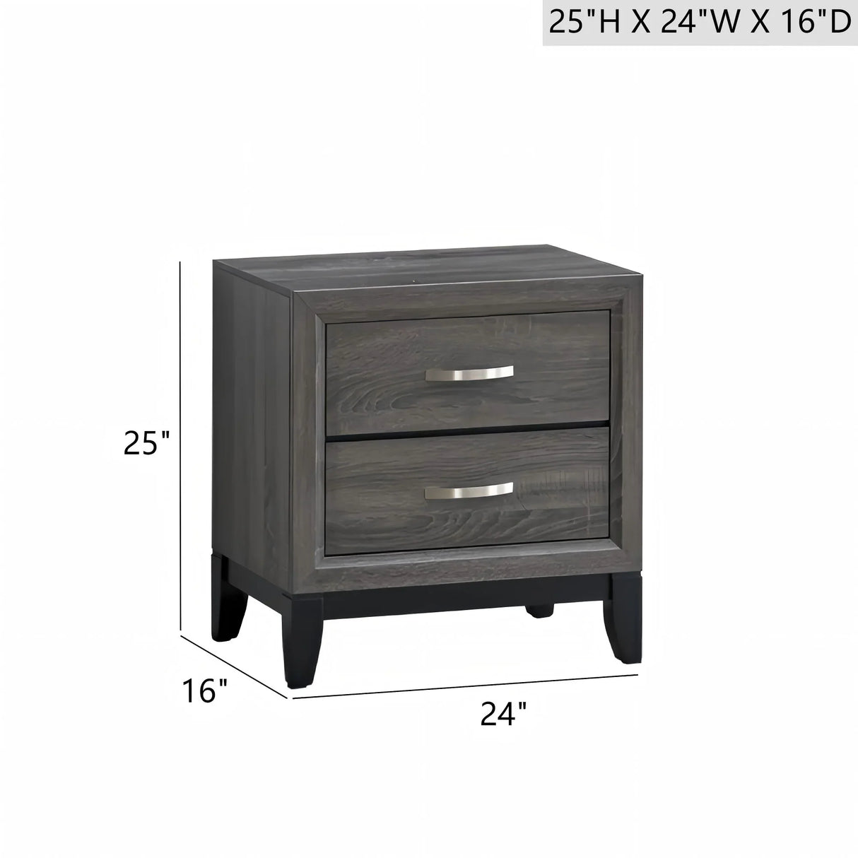 Glasgow - Nightstand With English Dovetail Drawers - Furniture Home Direct