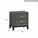Glasgow - Nightstand With English Dovetail Drawers - Furniture Home Direct