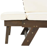 Outdoor Sofa with Adjustable Armrests - Beige - Furniture Home Direct