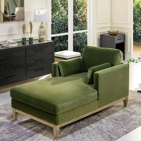 Knox - Modern Farmhouse Chaise Lounge Chair - Furniture Home Direct