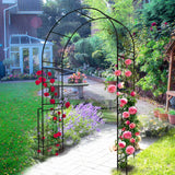 Metal Garden Arch Garden Arbor Trellis Climbing Plants Support Rose Arch Outdoor Arch - Furniture Home Direct