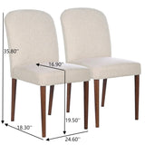 Capri - Dining Chair (Set of 2) - Beige - Furniture Home Direct