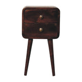 Curved Nightstand, - Furniture Home Direct