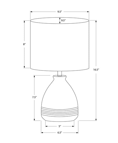 Lighting, Modern Table Lamp - Cream - Furniture Home Direct